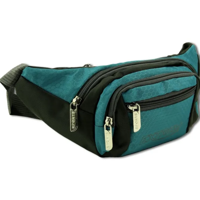 Bag Street sportliche Gürteltasche Nylon blau Bauchtasche Hüfttasche OTJ507B