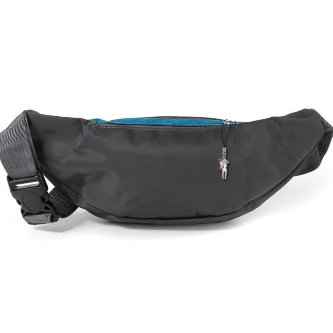 Bag Street sportliche Gürteltasche Nylon blau Bauchtasche Hüfttasche OTJ507B