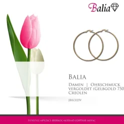 Balia Creole plain Klippverschluss Balia Creolen JBEC025V