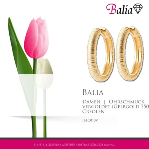 Balia Creole plain Klippverschluss Balia Creolen JBEC010V
