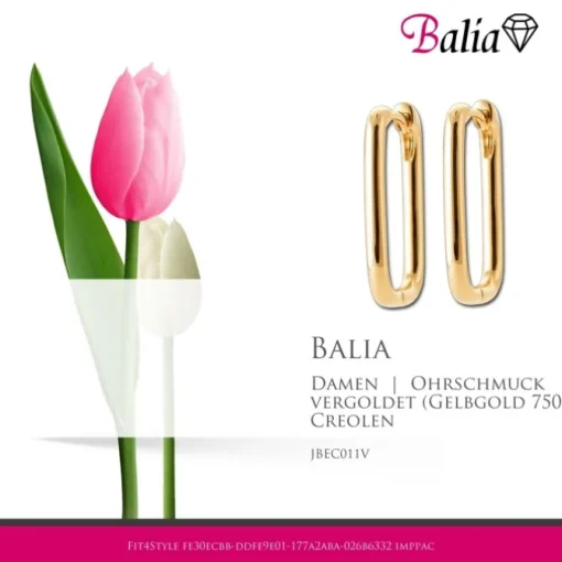 Balia Creole plain Klippverschluss Balia Creolen JBEC011V