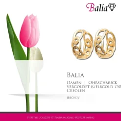 Balia Creole plain Klippverschluss Balia Creolen JBEC013V