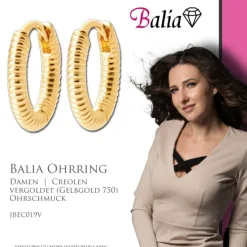 Balia Creole plain Klippverschluss Balia Creolen JBEC019V