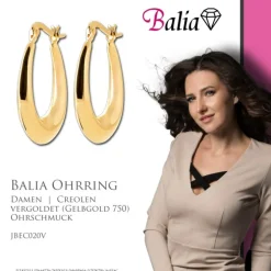 Balia Creole plain Klippverschluss Balia Creolen JBEC020V