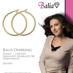 Balia Creole plain Klippverschluss Balia Creolen JBEC024V