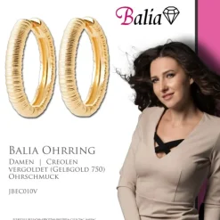 Balia Creole plain Klippverschluss Balia Creolen JBEC010V