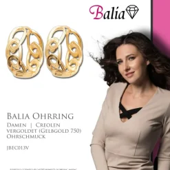 Balia Creole plain Klippverschluss Balia Creolen JBEC013V