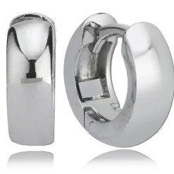 Balia Creolen für Damen glänzend aus 925 Silber BAO0004SS
