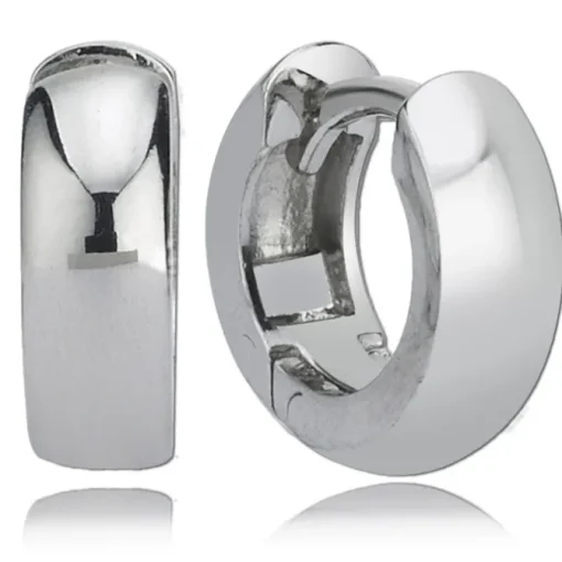 Balia Creolen für Damen glänzend aus 925 Silber BAO0004SS