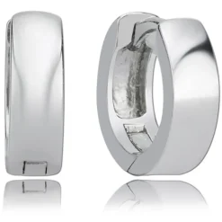 Balia Creolen für Damen glänzend aus 925er Sterling Silber BAO0011SS