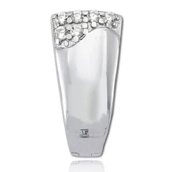 Balia Creolen für Damen glänzend Zirkonia aus 925er Silber BAO0043SW