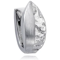 Balia Creolen für Damen glänzend Zirkonia aus 925er Silber BAO0077SO