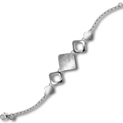 Balia Damen Armband 925 Silber matt und poliert 18,5cm BAA0019SM