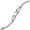 Balia Damen Armband 925 Silber matt und poliert 20cm BAA0021SM
