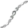 Balia Damen Armband 925 Silber matt und poliert 19cm BAA0022SM