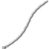 Balia Damen Armband 925 Silber matt und geschlagen 18,5cm BAA0005SO