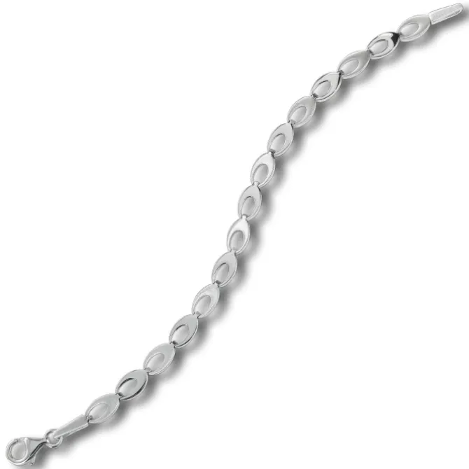 Balia Damen Armband 925 Silber matt und poliert 18,5cm BAA0012SP