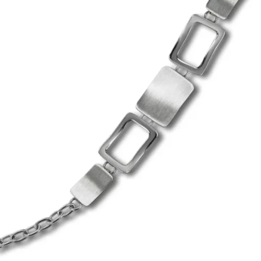Balia Damen Armband 925 Silber matt und poliert 20cm BAA0021SM