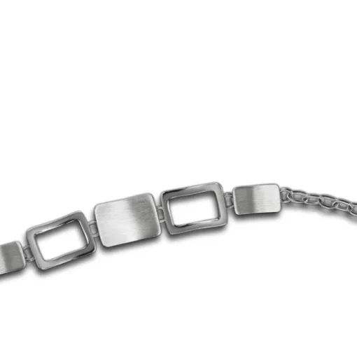 Balia Damen Armband 925 Silber matt und poliert 20cm BAA0021SM