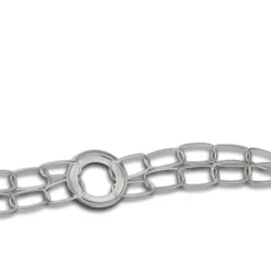 Balia Damen Armband 925 Silber matt und poliert 18,5cm BAA0028SP