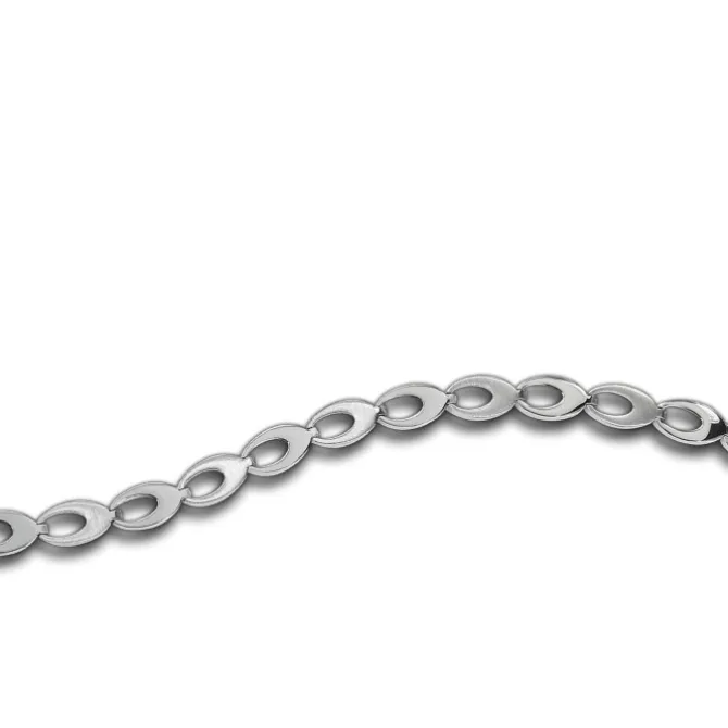 Balia Damen Armband 925 Silber matt und poliert 18,5cm BAA0012SP