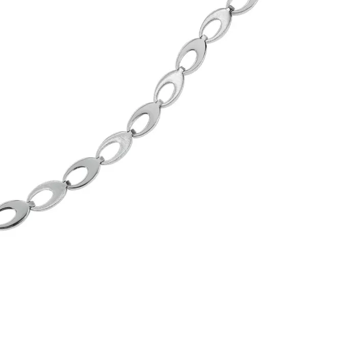 Balia Damen Armband 925 Silber matt und poliert 18,5cm BAA0012SP