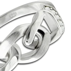 Balia Damen Chain Ring aus 925 Silber Gr.58 BAR027W58