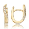 Balia Damen Creolen aus 333 Gelbgold mit Zirkonia BGO0057GW