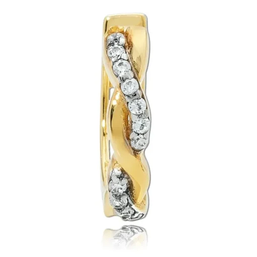 Balia Damen Creolen aus 333 Gelbgold mit Zirkonia BGO0035GW