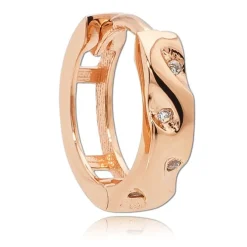 Balia Damen Creolen aus 333 Rosegold mit Zirkonia BGO0032RW