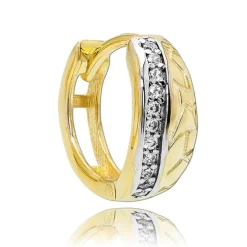 Balia Damen Creolen aus 333 Gelbgold mit Zirkonia BGO0055GW