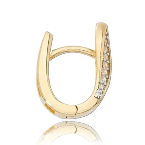 Balia Damen Creolen aus 333 Gelbgold mit Zirkonia BGO0057GW
