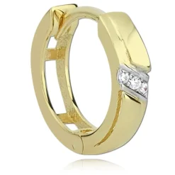 Balia Damen Creolen aus 333 Gelbgold mit Zirkonia BGO0011GW