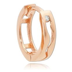 Balia Damen Creolen aus 333 Rosegold mit Zirkonia BGO0034RW