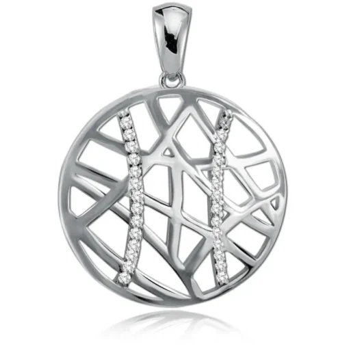 Balia Damen Kettenanhänger 925 Silber poliert BAH0035SW