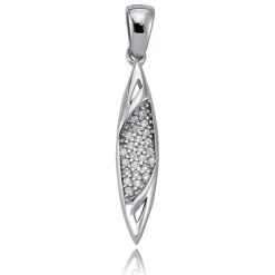 Balia Damen Kettenanhänger 925 Silber poliert BAH0008SW