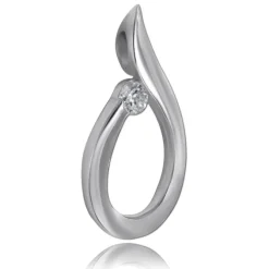 Balia Damen Kettenanhänger 925 Silber poliert BAH0031SW