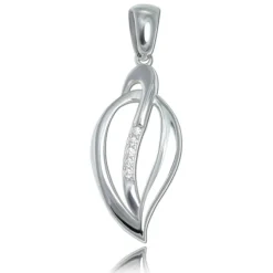 Balia Damen Kettenanhänger 925 Silber poliert BAH0011SW