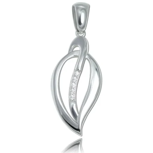 Balia Damen Kettenanhänger 925 Silber poliert BAH0011SW