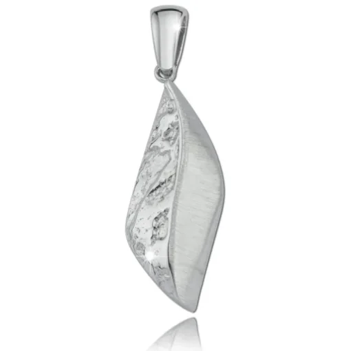 Balia Damen Kettenanhänger 925 Silber matt und geschlagen BAH0001SO