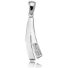 Balia Damen Kettenanhänger 925 Silber matt und poliert BAH0002SW