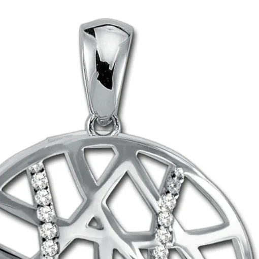 Balia Damen Kettenanhänger 925 Silber poliert BAH0035SW