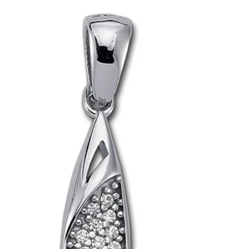 Balia Damen Kettenanhänger 925 Silber poliert BAH0008SW
