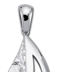 Balia Damen Kettenanhänger 925 Silber matt und geschlagen BAH0016SO