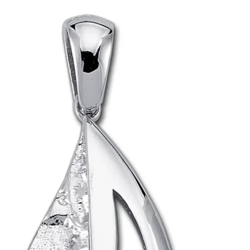Balia Damen Kettenanhänger 925 Silber matt und geschlagen BAH0016SO