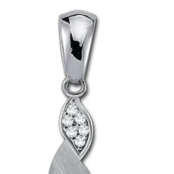 Balia Damen Kettenanhänger 925 Silber matt und poliert BAH0021SW
