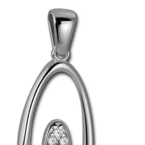 Balia Damen Kettenanhänger 925 Silber poliert BAH0023SW