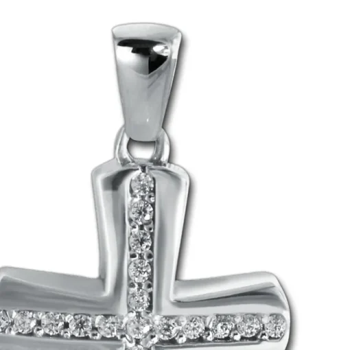 Balia Damen Kettenanhänger 925 Silber poliert BAH0033SW