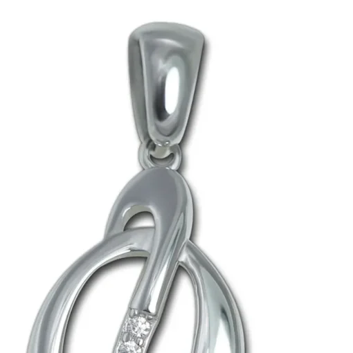 Balia Damen Kettenanhänger 925 Silber poliert BAH0011SW