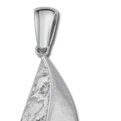 Balia Damen Kettenanhänger 925 Silber matt und geschlagen BAH0001SO